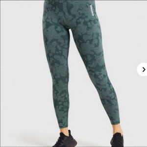 Gymshark Adapt Camo Dark Green leggings